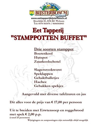 Stamppottenbuffet 2019